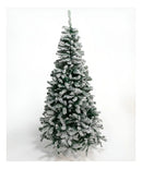 Árvore De Natal Luxo Pinheiro Neve 2,10m 1.062 Galhos Cor Nevada