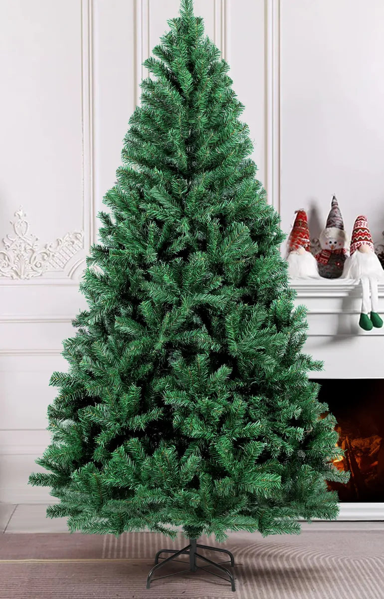 Árvore De Natal Luxo Premium 210cm Com 1200 Galhos Pinheiro Verde Pé De Ferro D'presentes