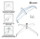 Árvore De Natal Luxo Pinheiro Neve 2,10m 1.062 Galhos Cor Nevada