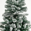 Árvore De Natal Luxo Pinheiro Neve 2,10m 1.062 Galhos Cor Nevada