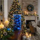 Kit 30 Bolas Natalinas Premium Luxo: Glitter, Foscas, Brilhosas para Árvore Sofisticada