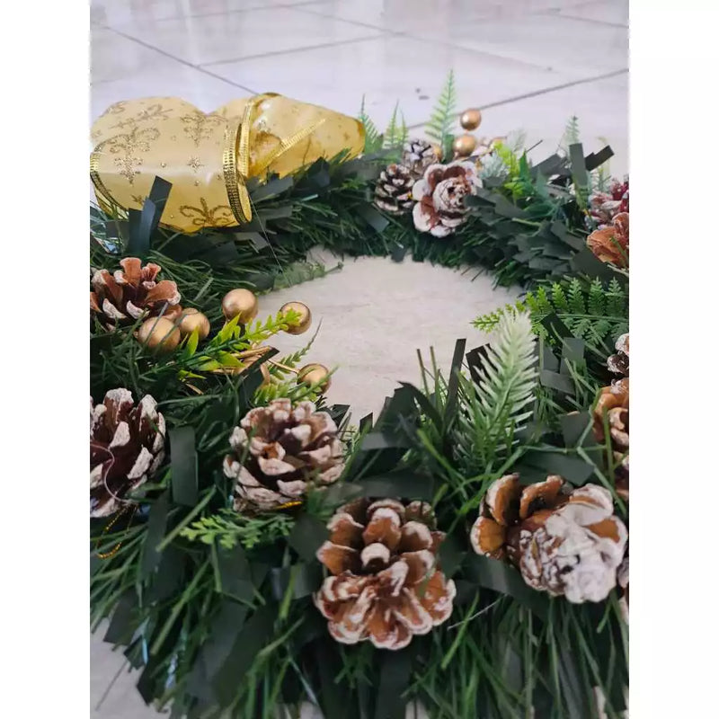 Guirlanda Natal Pronta Para Porta Enfeite Natalino