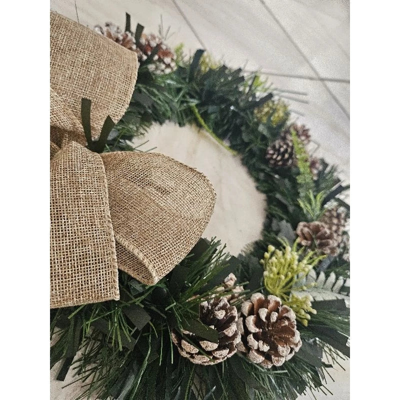 Guirlanda Natal Pronta Para Porta Enfeite Natalino